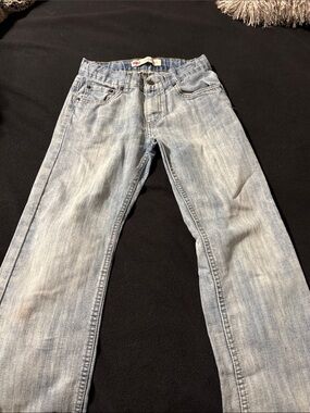 Levi's boy’s Light Wash Straight Jeans